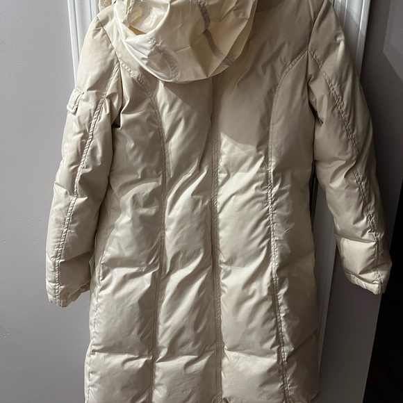 EUC CUTE DNKY KNEE LENGTH HOODED COAT SIZE XSMALL - Picture 3 of 6